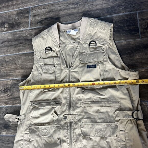 Columbia Sportswear  Men's Size XL Fly Fishing Vest Hunting Photography Vintage - Picture 6 of 6